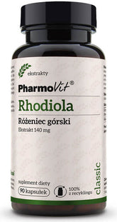 Rhodiola rose 4:1 extrait de rhodiola 140mg 90 gélules PHARMOVIT